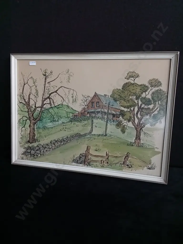 2 PIECES FRAMED ART PRINTS Image 1++