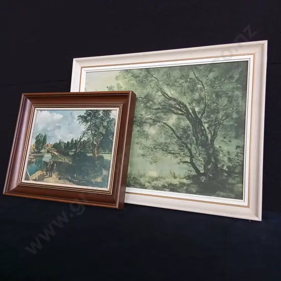 2 FRAMED LANDSCAPE PRINTS