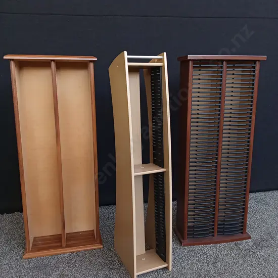 3 MEDIA STORAGE UNITS