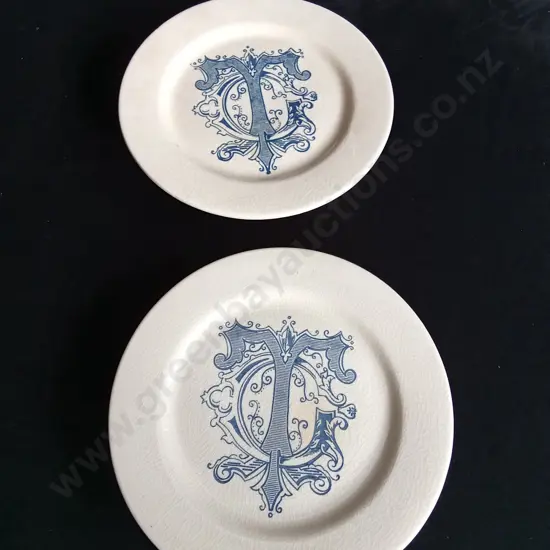 2 TRELISE COOPER SERVING PLATES