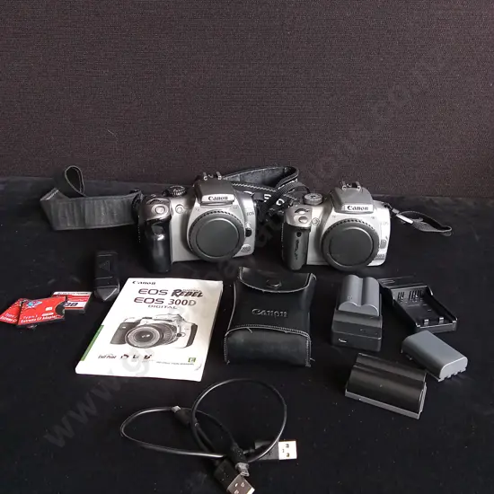 PHOTOGRAPHY ITEMS, CANON EOS 300D BODY, CANON EOS 400D BODY, CANON FLASH
