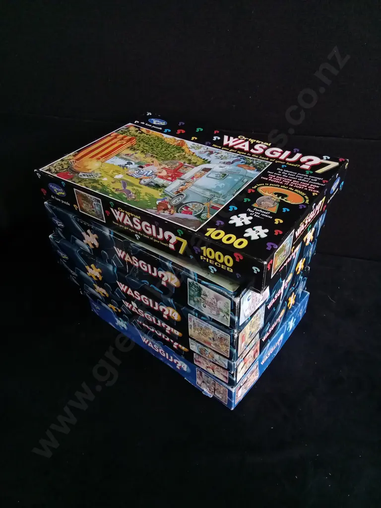 6 WASGIJ 1000 PIECE PUZZLES (COMPLETE) Image 1++