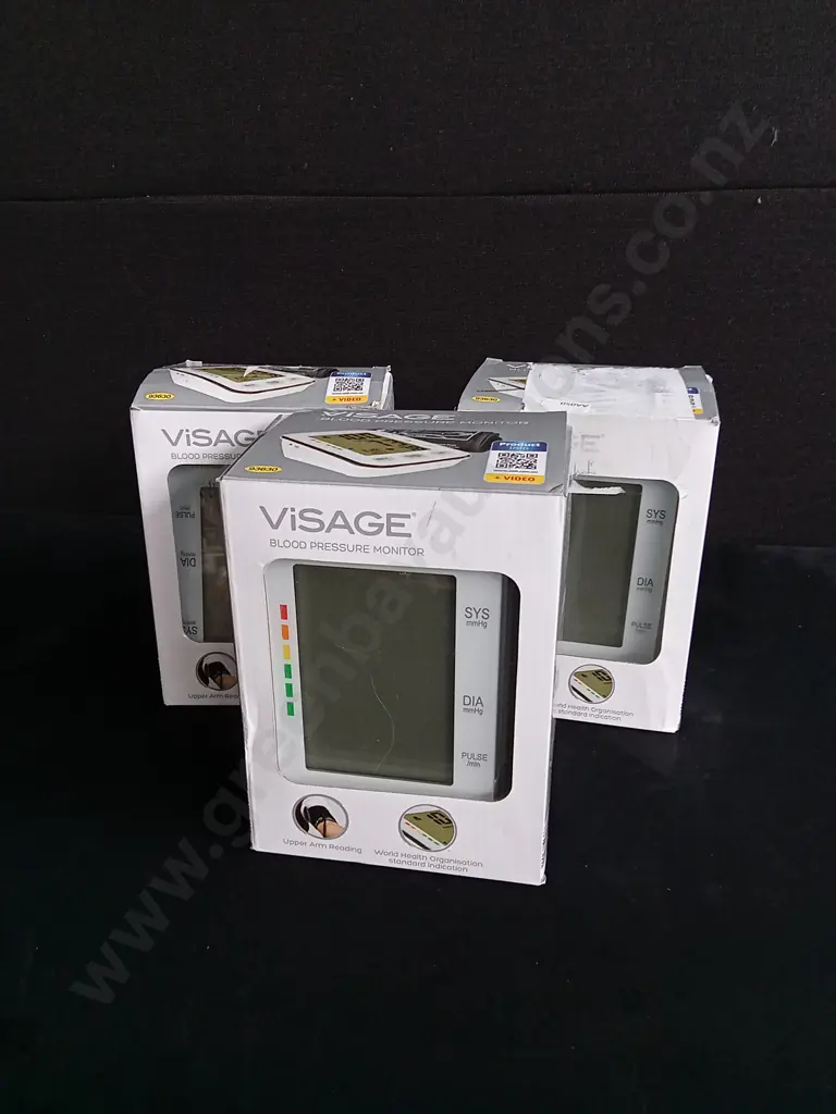 3 PIECES BRAND NEW VISAGE BLOOD PRESSURE MONITORS, REQUIRE BATTERIES Image 1++