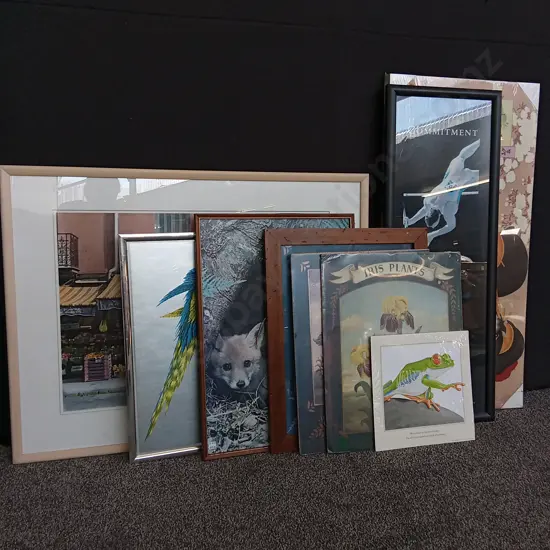 10 PIECES 0F MIXED ART