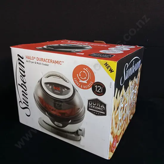BRAND NEW SUNBEAM HALO + DURACERAMIC AIR FRYER