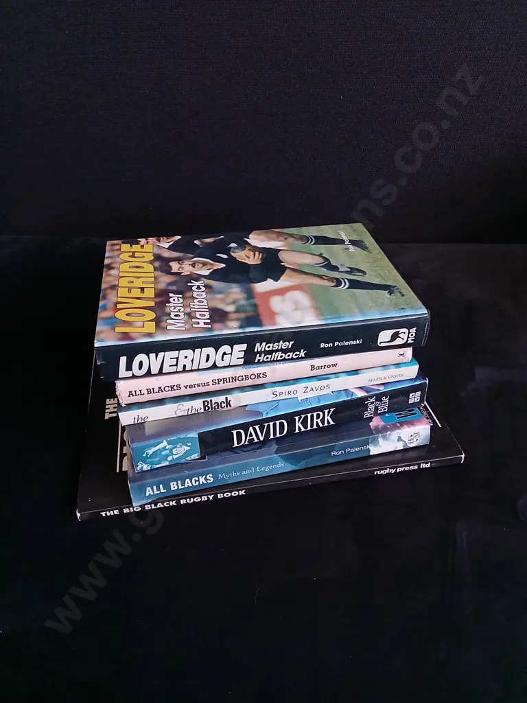 6 BOOKS ON RUGBY Image 1++