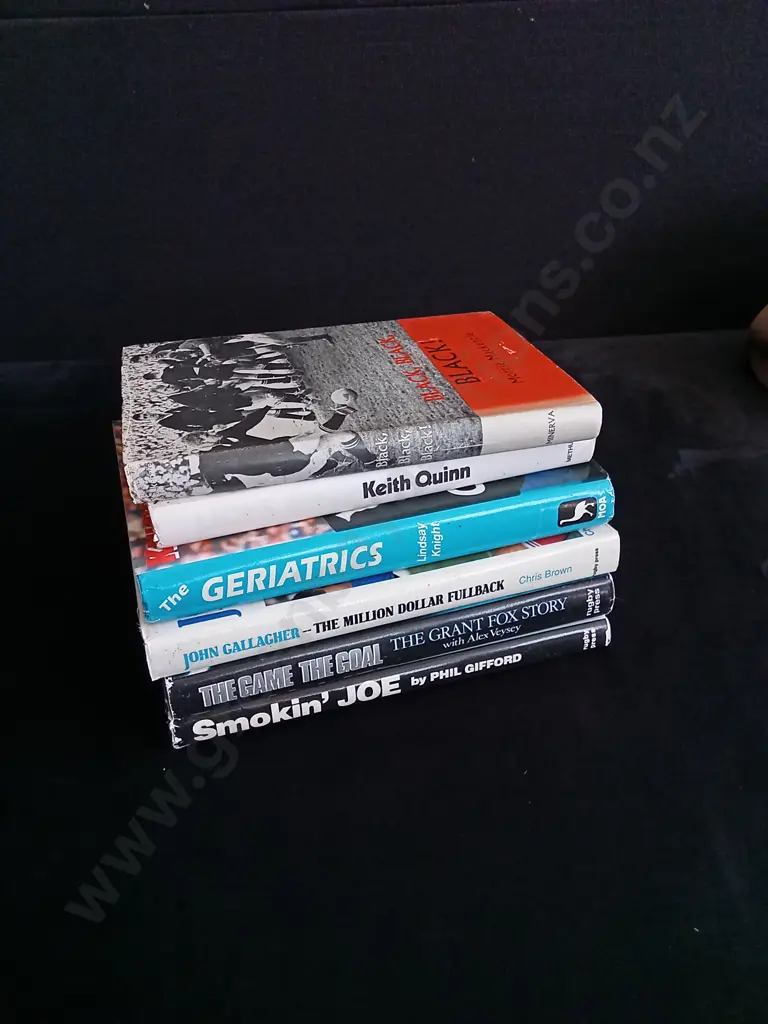 6 BOOKS ON RUGBY Image 1++