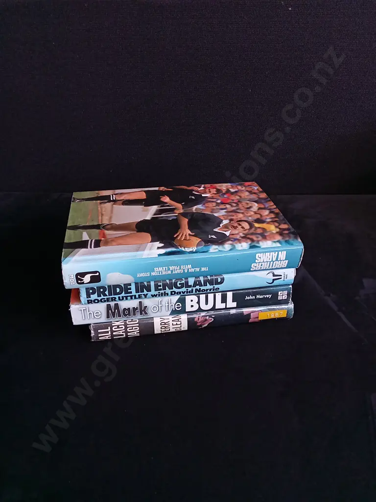 4 BOOKS ON RUGBY Image 1++