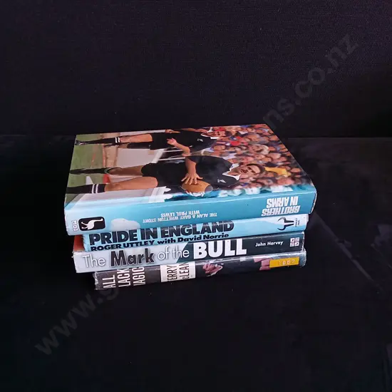 4 BOOKS ON RUGBY