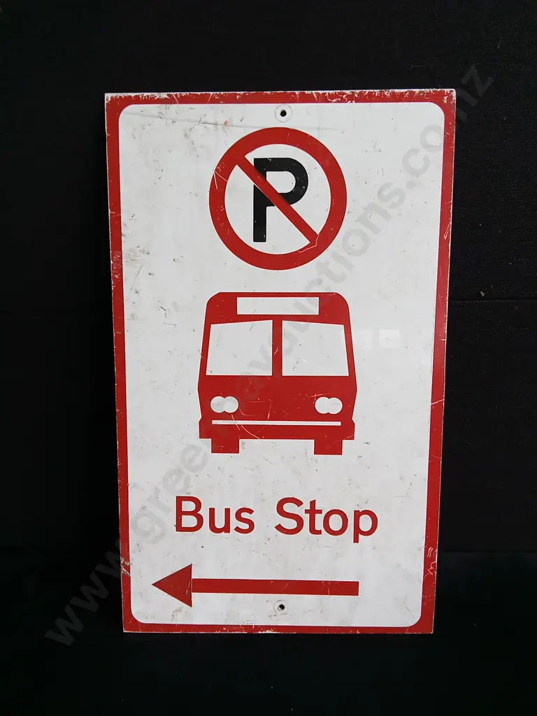 BUS STOP SIGN Image 1++