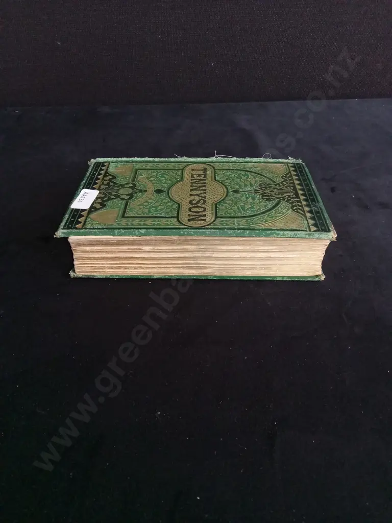 ANTIQUE BOOK OF TENNYSON POEMS - COVER DAMAGED Image 1++