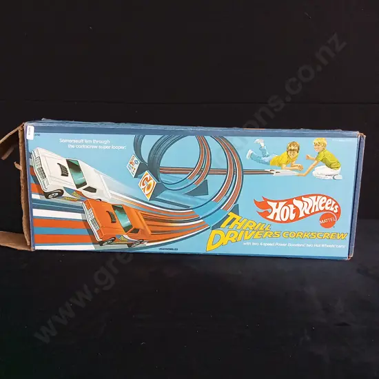 VINTAGE HOT WHEELS THRILL DRIVERS CORKSCREW