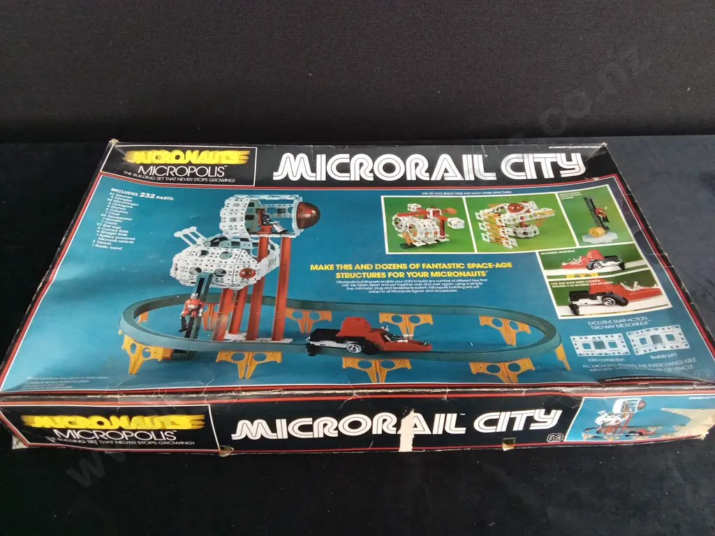VINTAGE MICRONAUTS MICRORAIL CITY Image 1++