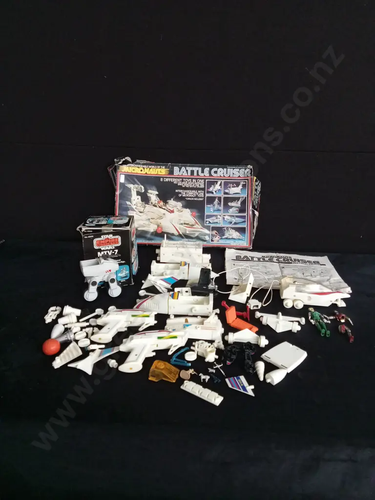 MICRONAUTS BATTLE CRUISER AND STAR WARS MTV-7 Image 1++