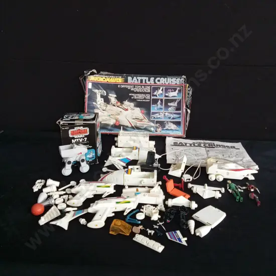 MICRONAUTS BATTLE CRUISER AND STAR WARS MTV-7