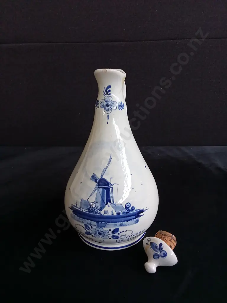 VINTAGE HERMAN JANSEN DELFT HOLLAND POTTERY JUG Image 1++