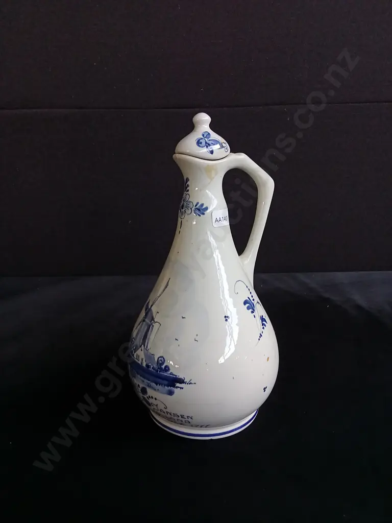 VINTAGE HERMAN JANSEN DELFT HOLLAND POTTERY JUG Image 1++