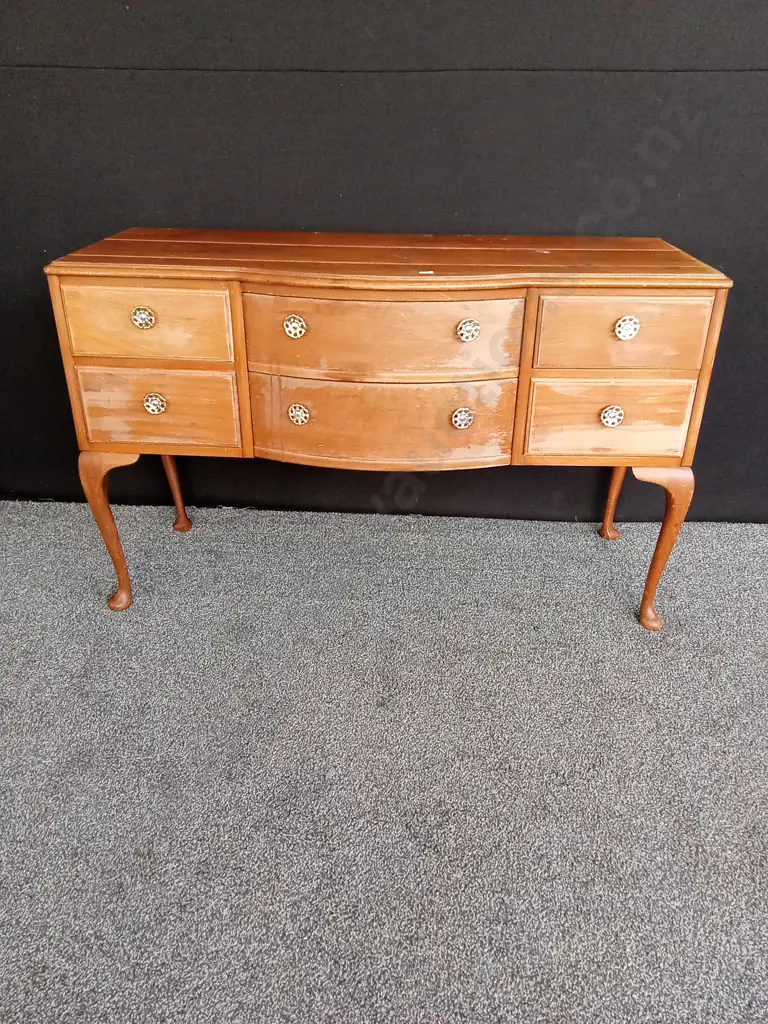 VICTORIAN STYLE 6 DRAWER SIDEBOARD REQUIRES RESTORATION DOVETAIL JOINTED Image 1++