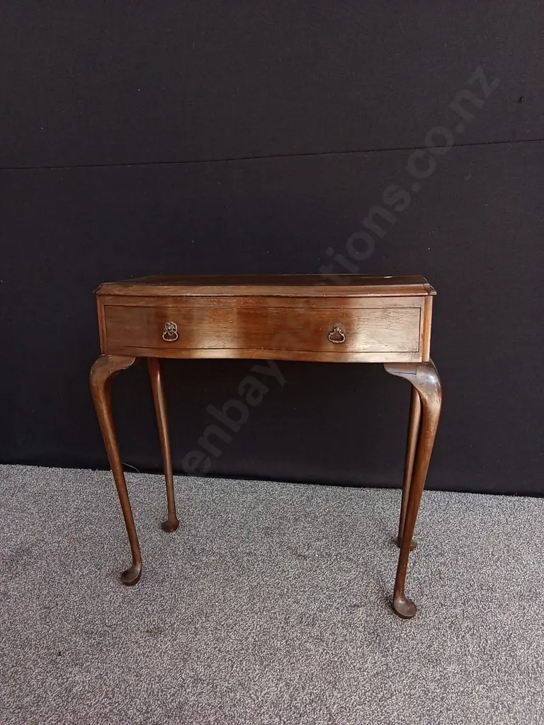 VINTAGE QUEEN ANNE STYLE LAMP TABLE H 73CM Image 1++