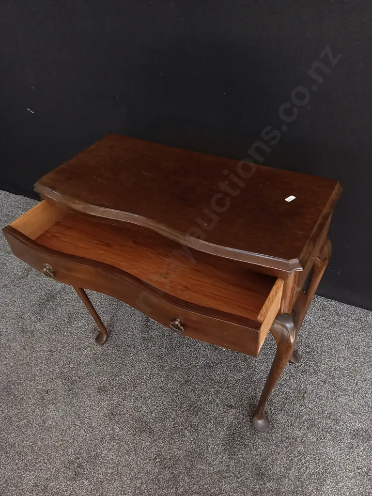 VINTAGE QUEEN ANNE STYLE LAMP TABLE H 73CM Image 1++