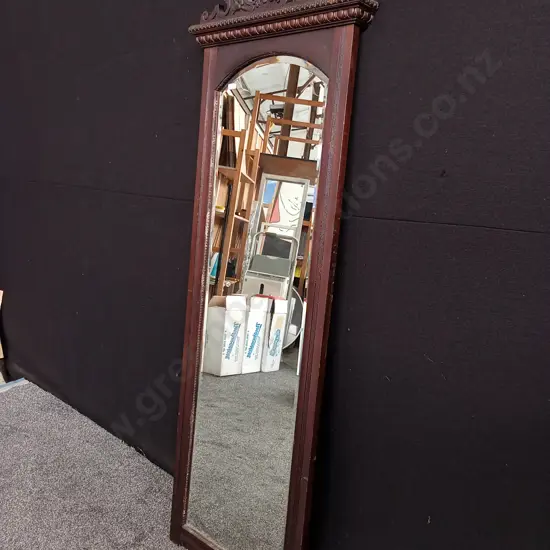 VINTAGE WALNUT FULL LENGTH MIRROR