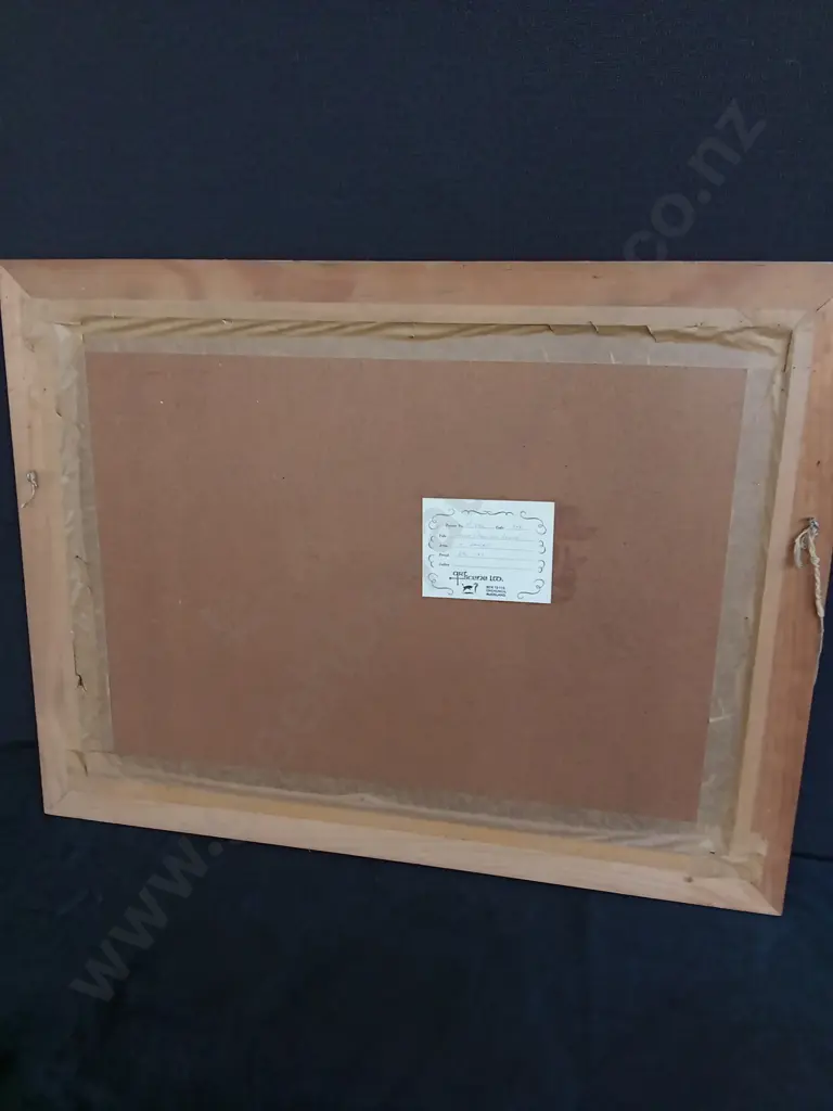 FRAMED REPRODUCTION OF PICNIC AFTER THE HUNT BY NICOLAS LANCRET H 61CM X 80CM W Image 1++