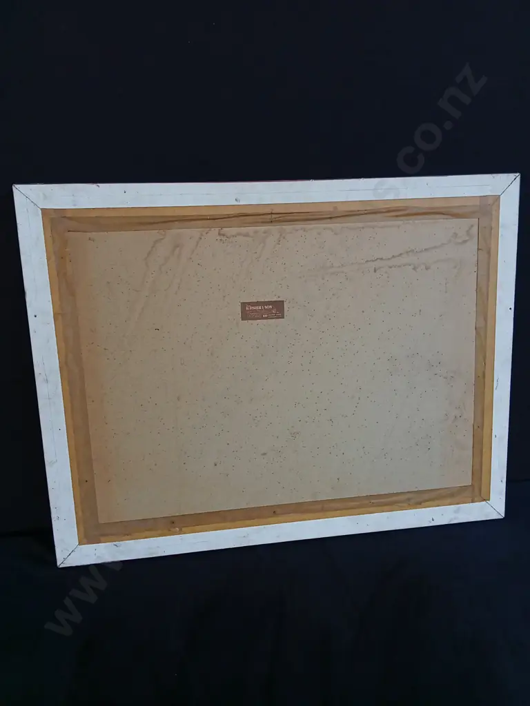 FRAMED MARINE PAINTING H 64CM X 83CM W Image 1++