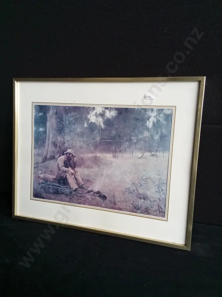 2 PIECES FRAMED PRINTS, FREDERICK MCCUBBIN PRINT AND MAGNA CARTA Image 1++