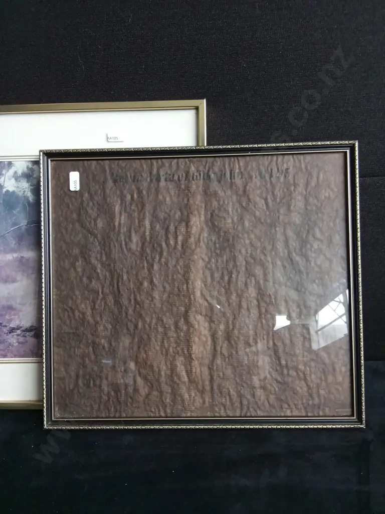 2 PIECES FRAMED PRINTS, FREDERICK MCCUBBIN PRINT AND MAGNA CARTA Image 1++