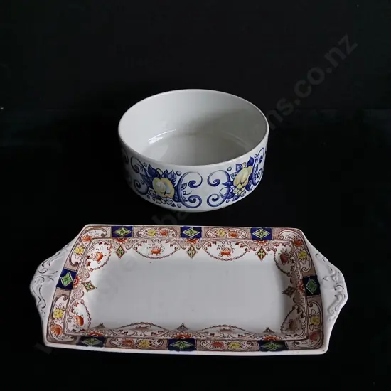 2 PIECES SERVING DISHES