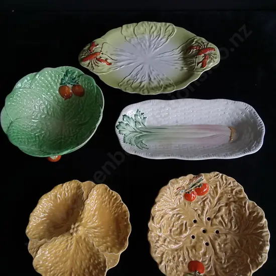 5 PIECES VINTAGE SERVING DISHES