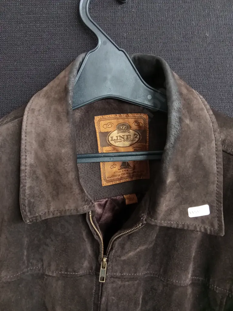 GENUINE SUEDE MENS JACKET SIZE L Image 1++