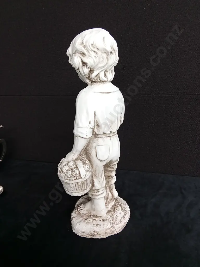 TAKASHO FIGURINE BOY WITH DOG H 50CM BRAND NEW Image 1++