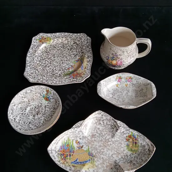 6 PIECE SERVING DISHES SET LORD NELSON WARE