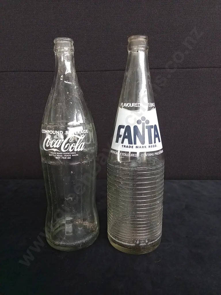 10 GLASS DRINK BOTTLES Image 1++