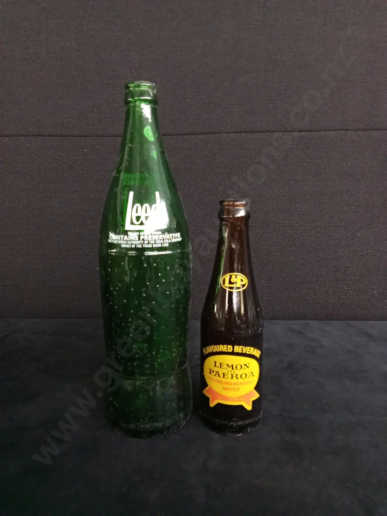 10 GLASS DRINK BOTTLES Image 1++