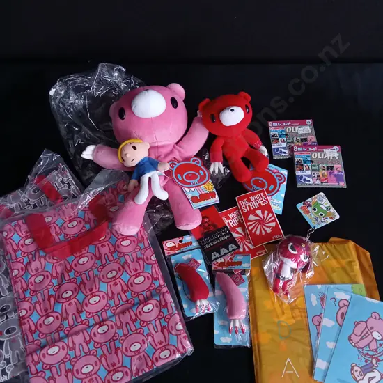 COLLECTION OF BRAND NEW GLOOMY BEAR MERCH