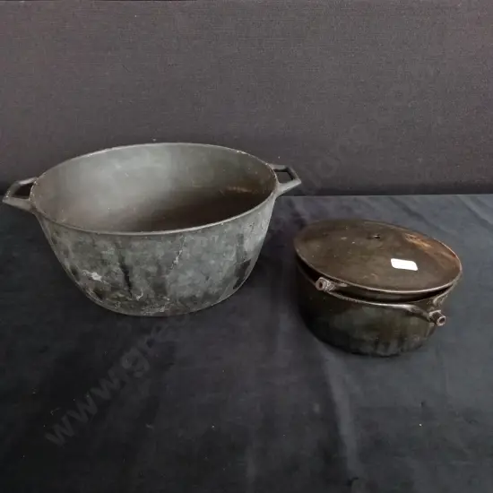 CAST IRON POTS AND LIDS