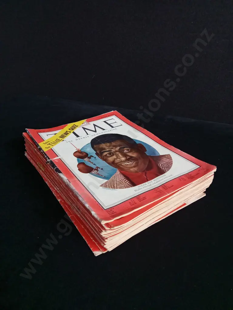 26 ISSUES OF TIME MAGAZINE 1951 Image 1++