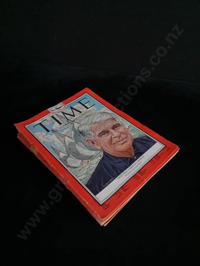 15 ISSUES OF TIME MAGAZINE 1953 Image 1++