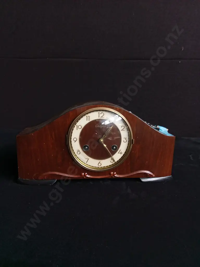 VINTAGE MANTLE CLOCK H 17CM Image 1++