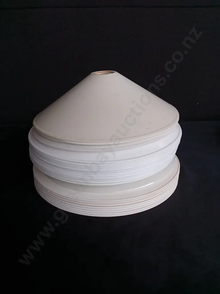 COLLECTION OF PLASTIC LAMP SHADES Image 1++