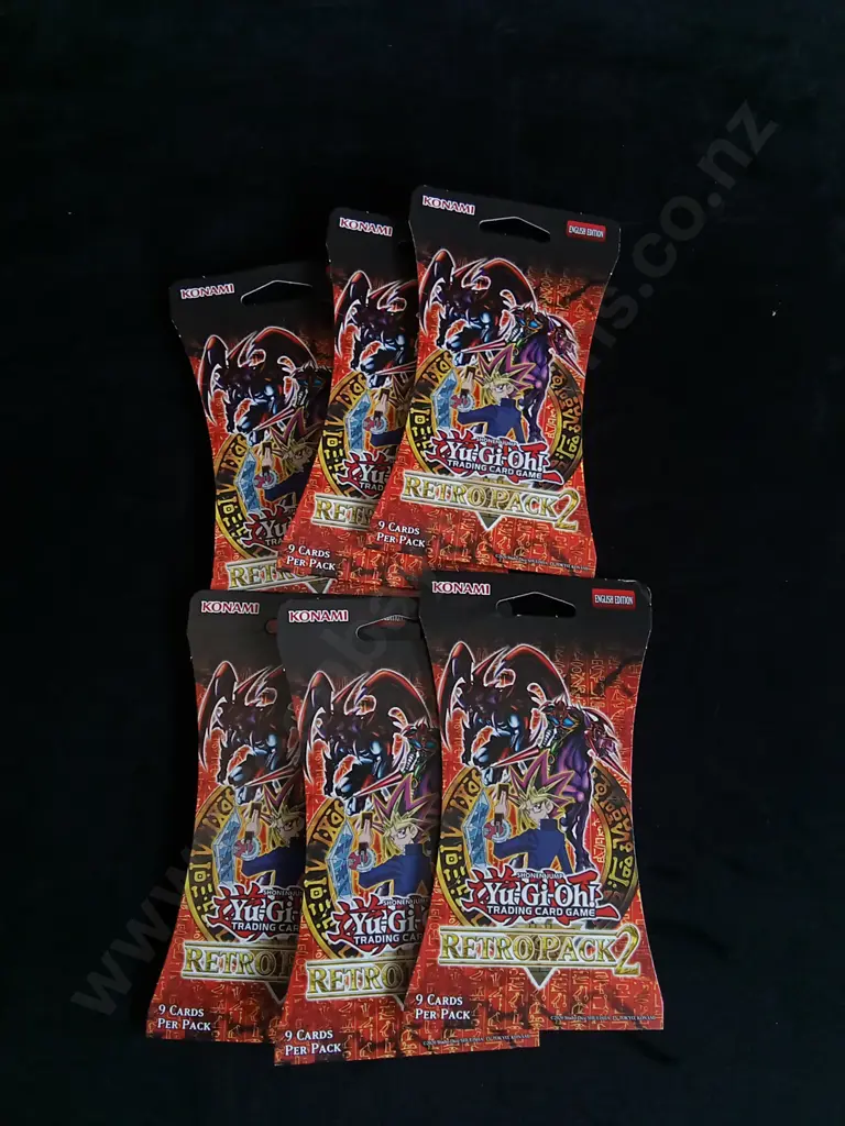 6 PIECES BRAND NEW KONAMI TRADING CARDS Image 1++