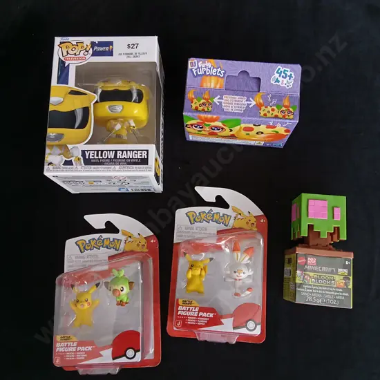 5 PIECES BRAND NEW TOYS