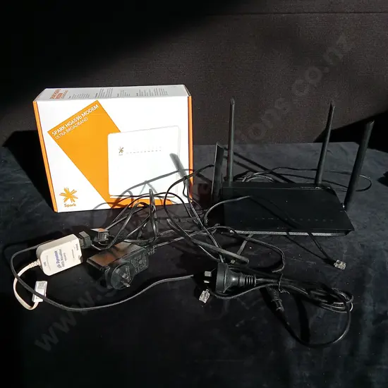 SPARK HG659B MODEM AND ASUS ROUTER