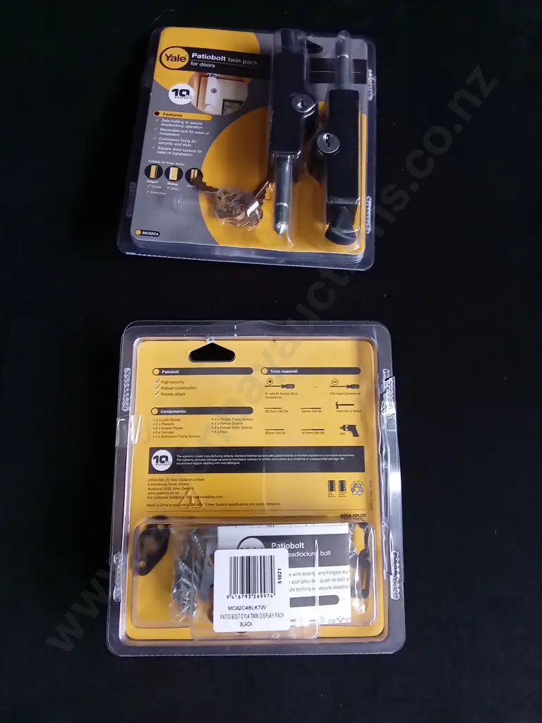 2 BRAND NEW PATIOBOLT TWIN PACK Image 1++