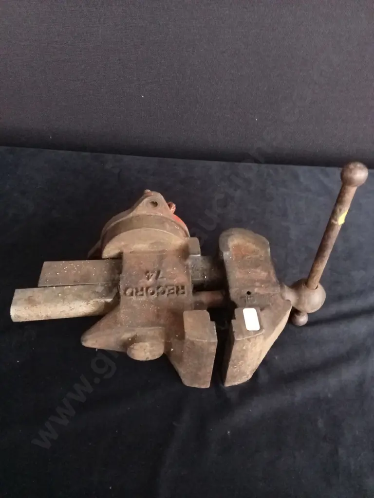 VINTAGE RECORD BENCH VICE Image 1++