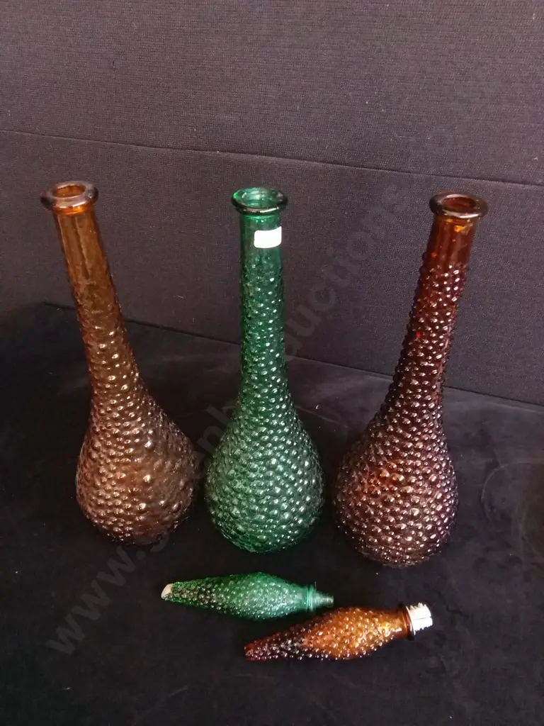 3 PIECES VINTAGE GENIE BOTTLES Image 1++