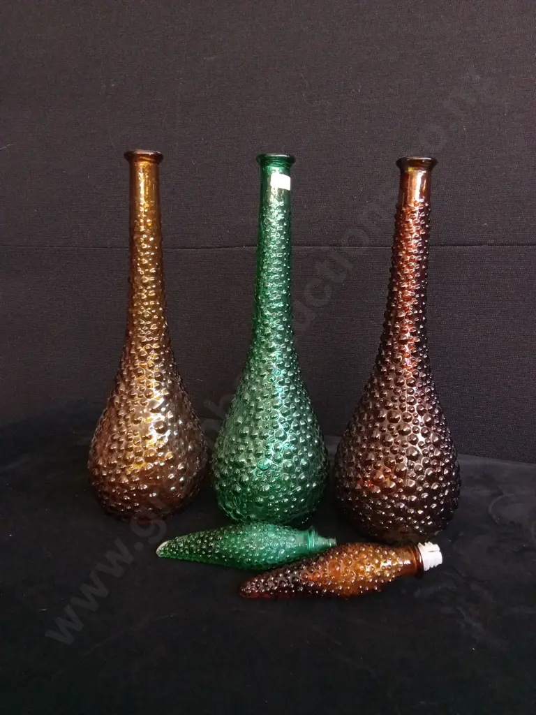 3 PIECES VINTAGE GENIE BOTTLES Image 1++