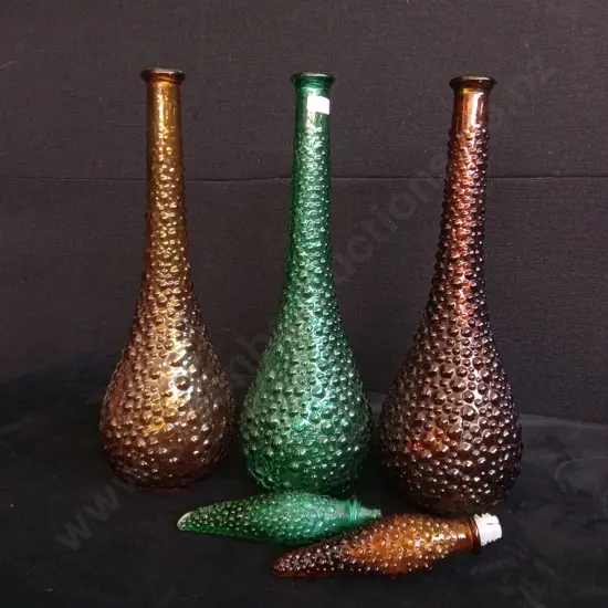 3 PIECES VINTAGE GENIE BOTTLES